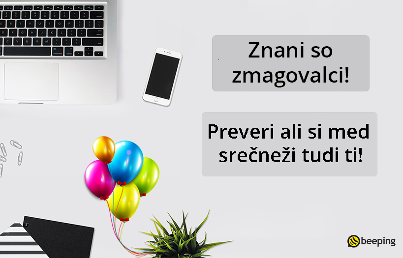beeping podarja sesalnike